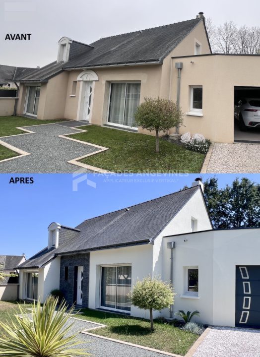 Façadier à Avrillé d'une maison à Avrillé, 49240, Maine-et-Loire