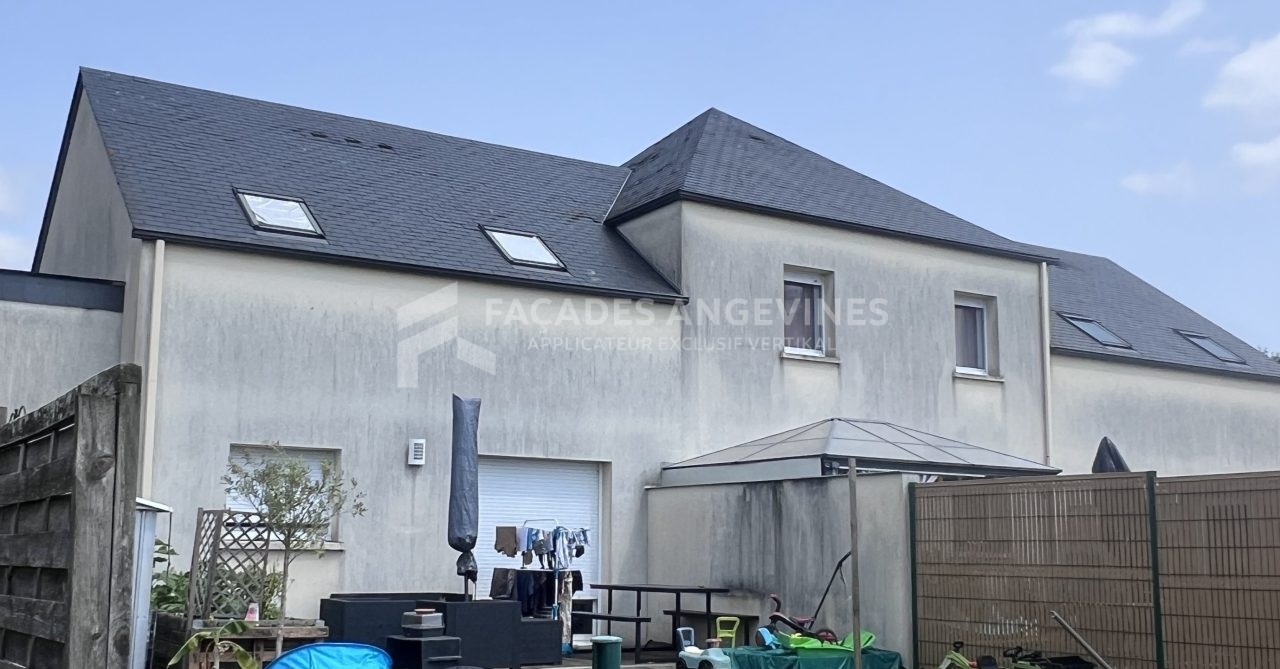 Ravalement de façades à Bouchemaine d'une maison à Bouchemaine, 49080, Maine-et-Loire