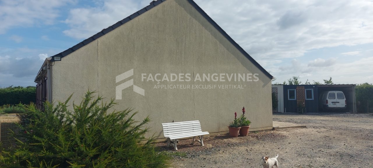 Rénovation de façades à Longuenée-en-Anjou d'une maison à Longuenée-en-Anjou, 49220, Maine-et-Loire